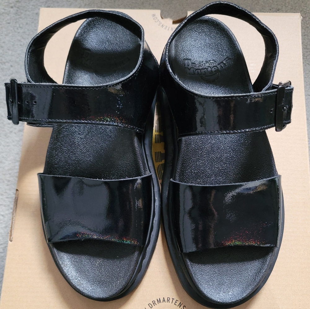 Dr Martens Romi sandals black/ iridescent size 7